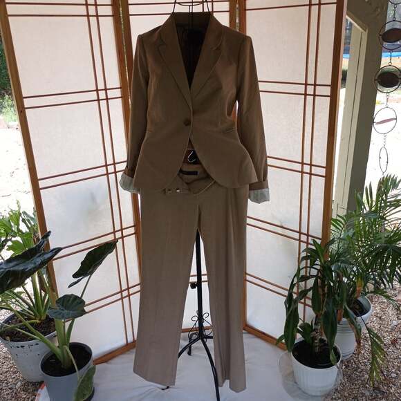 The Limited Pants - The Limited Women's Pantsuit Taupe Small (2)
